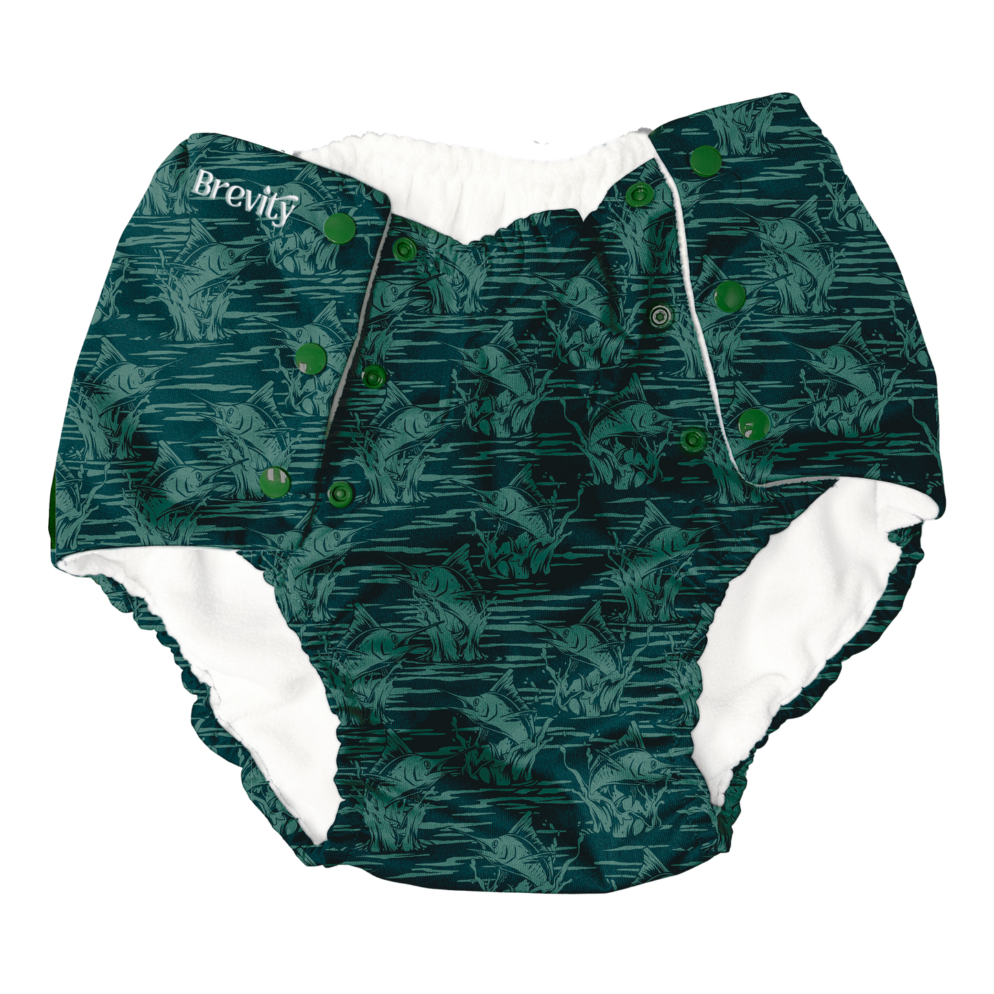 Adult Modern Reusable Incontinence Brief with Breathable Mesh Lining
