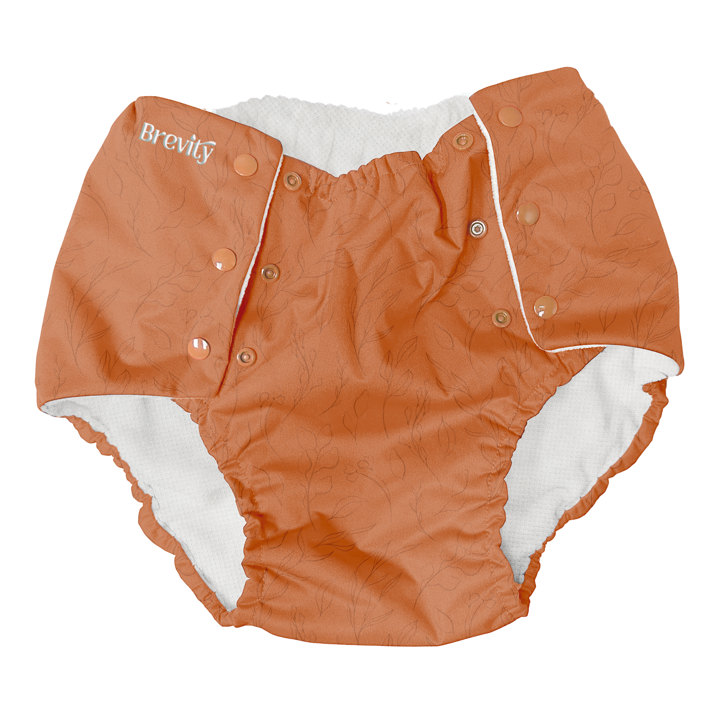 Adult Modern Reusable Incontinence Brief with Breathable Mesh Lining